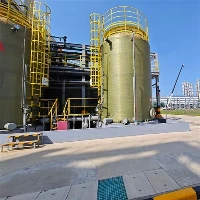 Planta de soda cáustica para indústria química